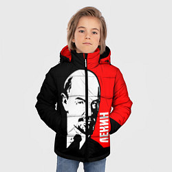 Куртка зимняя для мальчика Хитрый Ленин, цвет: 3D-красный — фото 2