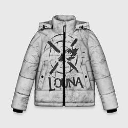 Куртка зимняя для мальчика Louna: Сделай громче, цвет: 3D-светло-серый