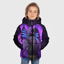 Куртка зимняя для мальчика Violet Raven, цвет: 3D-черный — фото 2