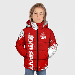 Куртка зимняя для мальчика Eat Sleep JDM: Red Style, цвет: 3D-черный — фото 2