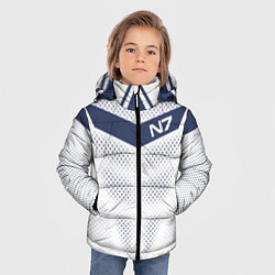 Куртка зимняя для мальчика N7: White Armor, цвет: 3D-черный — фото 2