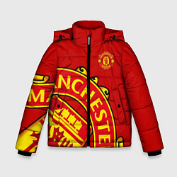 Куртка зимняя для мальчика FC Man United: Red Exclusive, цвет: 3D-светло-серый