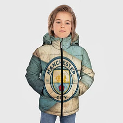 Куртка зимняя для мальчика FC Man City: Old Style, цвет: 3D-черный — фото 2