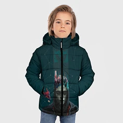 Куртка зимняя для мальчика Mr. Robot, цвет: 3D-черный — фото 2