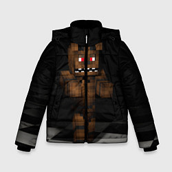 Куртка зимняя для мальчика Minecraft: Freddy FNAF, цвет: 3D-красный