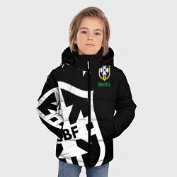 Куртка зимняя для мальчика Brazil Team: Exclusive, цвет: 3D-черный — фото 2