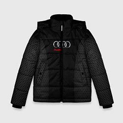 Куртка зимняя для мальчика Audi Carbon, цвет: 3D-черный