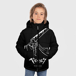 Куртка зимняя для мальчика Berserk Khight, цвет: 3D-черный — фото 2