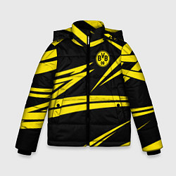 Куртка зимняя для мальчика FC Borussia: BVB Sport, цвет: 3D-черный