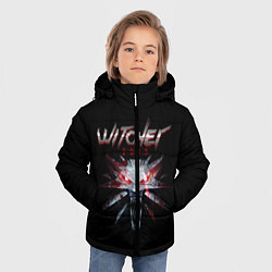Куртка зимняя для мальчика Witcher 2077, цвет: 3D-светло-серый — фото 2