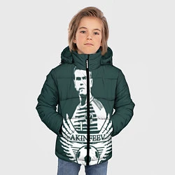 Куртка зимняя для мальчика Akinfeev Style, цвет: 3D-черный — фото 2