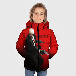 Куртка зимняя для мальчика Hitman: Red Agent, цвет: 3D-черный — фото 2