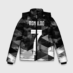 Куртка зимняя для мальчика CRonaldo 7, цвет: 3D-светло-серый