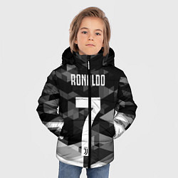 Куртка зимняя для мальчика CRonaldo 7, цвет: 3D-черный — фото 2