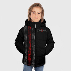 Куртка зимняя для мальчика God of War: Black Style, цвет: 3D-светло-серый — фото 2