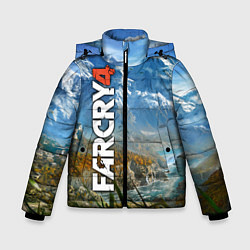 Куртка зимняя для мальчика Far Cry 4: Ice Mountains, цвет: 3D-черный