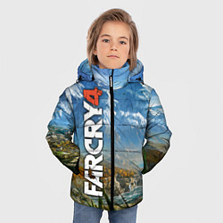 Куртка зимняя для мальчика Far Cry 4: Ice Mountains, цвет: 3D-черный — фото 2