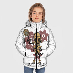 Куртка зимняя для мальчика Don't Starve: WX-78, цвет: 3D-светло-серый — фото 2