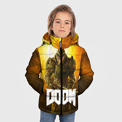 Куртка зимняя для мальчика DOOM: Soldier, цвет: 3D-черный — фото 2