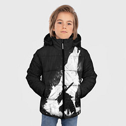 Куртка зимняя для мальчика Dark Souls: Howling Wolf, цвет: 3D-красный — фото 2
