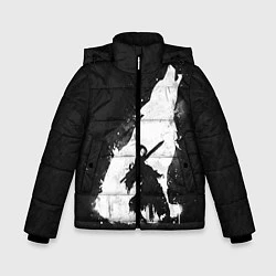 Куртка зимняя для мальчика Dark Souls: Howling Wolf, цвет: 3D-черный