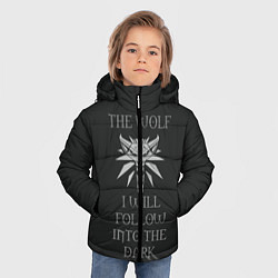 Куртка зимняя для мальчика I will follow into the dark, цвет: 3D-черный — фото 2