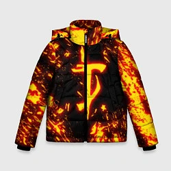 Куртка зимняя для мальчика DOOM: The Crucible, цвет: 3D-черный