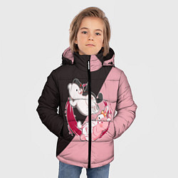 Куртка зимняя для мальчика MONOKUMA X MONOMI, цвет: 3D-светло-серый — фото 2