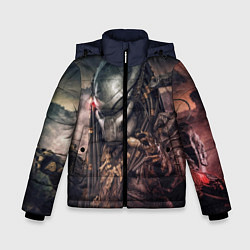 Куртка зимняя для мальчика Merciless Predator, цвет: 3D-черный
