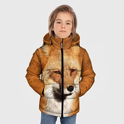 Куртка зимняя для мальчика Хитрая лисичка, цвет: 3D-черный — фото 2