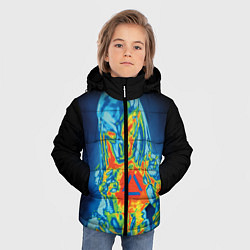 Куртка зимняя для мальчика Predator Vision, цвет: 3D-светло-серый — фото 2