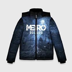 Куртка зимняя для мальчика Metro Exodus: Dark Moon, цвет: 3D-черный