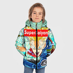 Куртка зимняя для мальчика DBZ: Super Saiyan, цвет: 3D-красный — фото 2