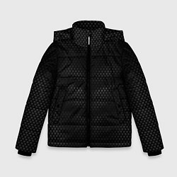 Куртка зимняя для мальчика Карбоновая броня, цвет: 3D-черный