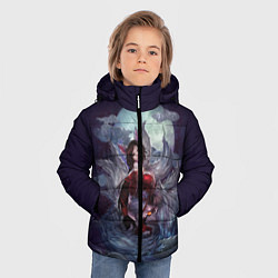 Куртка зимняя для мальчика Ahri the Nine-Tailed Fox, цвет: 3D-светло-серый — фото 2