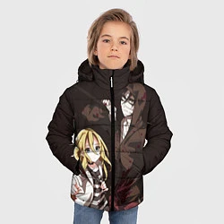 Куртка зимняя для мальчика Angels of Death, цвет: 3D-черный — фото 2