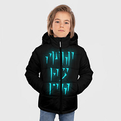 Куртка зимняя для мальчика TES: FUS RO DAH, цвет: 3D-черный — фото 2