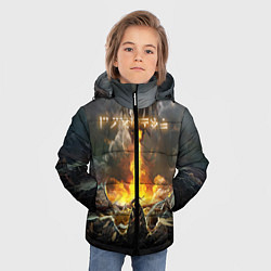 Куртка зимняя для мальчика TES: Dragon Flame, цвет: 3D-черный — фото 2