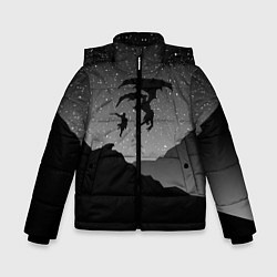 Куртка зимняя для мальчика TES: Nightmare, цвет: 3D-черный