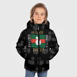 Куртка зимняя для мальчика GUSSI: Little Style, цвет: 3D-черный — фото 2