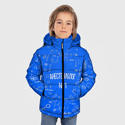 Куртка зимняя для мальчика Анестезиолог №1, цвет: 3D-черный — фото 2