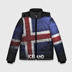 Куртка зимняя для мальчика Iceland Style, цвет: 3D-красный