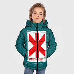 Куртка зимняя для мальчика Cyberpunk: Trauma Team, цвет: 3D-черный — фото 2