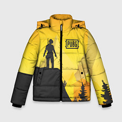 Куртка зимняя для мальчика PUBG: Sunrise, цвет: 3D-черный