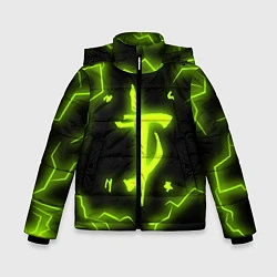 Куртка зимняя для мальчика DOOM Lightning, цвет: 3D-черный