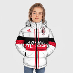 Куртка зимняя для мальчика AC Milan: White Form, цвет: 3D-черный — фото 2