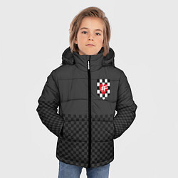 Куртка зимняя для мальчика ФРЕНДЗОНА: Кармашек, цвет: 3D-черный — фото 2
