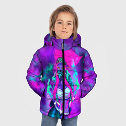 Куртка зимняя для мальчика Akali KDA, цвет: 3D-красный — фото 2