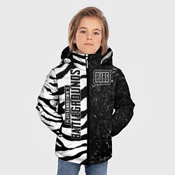 Куртка зимняя для мальчика PUBG: Zebras Lifestyle, цвет: 3D-черный — фото 2