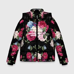 Куртка зимняя для мальчика Big Bang: Flower Road, цвет: 3D-черный